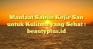 Manfaat Sabun Kojie San untuk Kulitmu yang Sehat : beautyplus.id